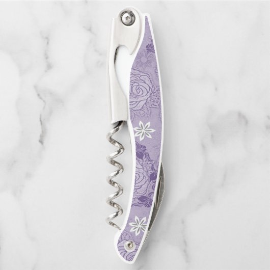 Kurkentrekker Fles Open Floral (Voorkant)