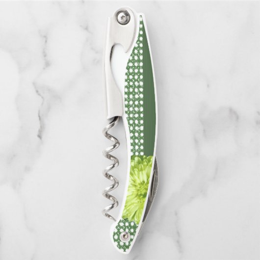 Kurkentrekker Fles Open Floral (Voorkant)