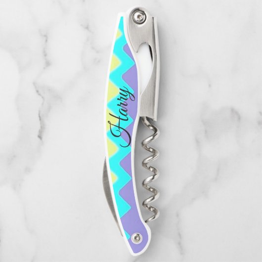 Kurkentrekker Fles OpenPastel (Achterkant)