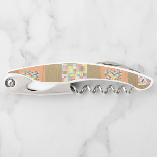 Kurkentrekker Fles OpenPastel (Voorkant)