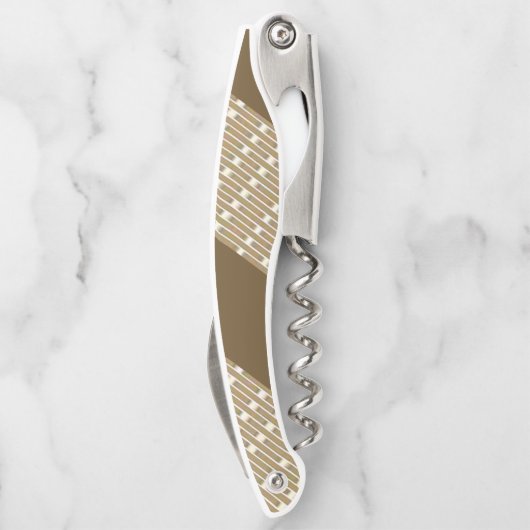 Kurkentrekker Fles OpenStripe (Achterkant)