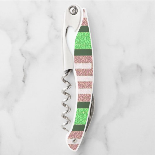 Kurkentrekker Fles OpenStripe (Voorkant)