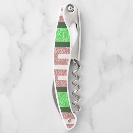 Kurkentrekker Fles OpenStripe (Achterkant)