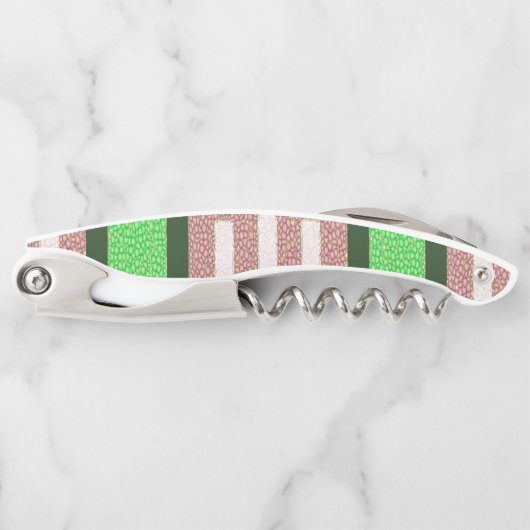 Kurkentrekker Fles OpenStripe (Voorkant)