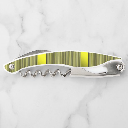 Kurkentrekker Fles OpenStripe (Achterkant)