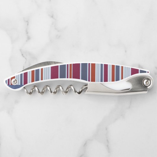 Kurkentrekker Fles OpenStripe (Achterkant)