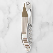 Kurkentrekker Fles OpenStripe (Achterkant)