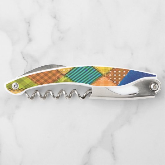 Kurkentrekker Fles OpenStripe (Achterkant)