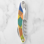 Kurkentrekker Fles OpenStripe (Achterkant)