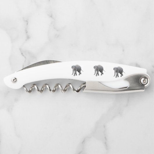 Kurkentrekker flesopener olifant (Achterkant)