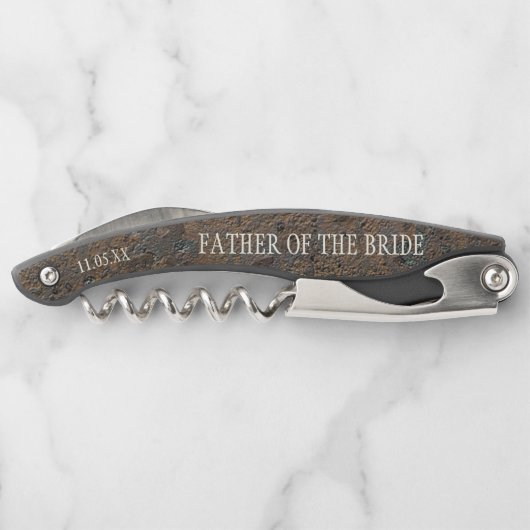 Kurkentrekker flesopening voor bruiloft (Achterkant)