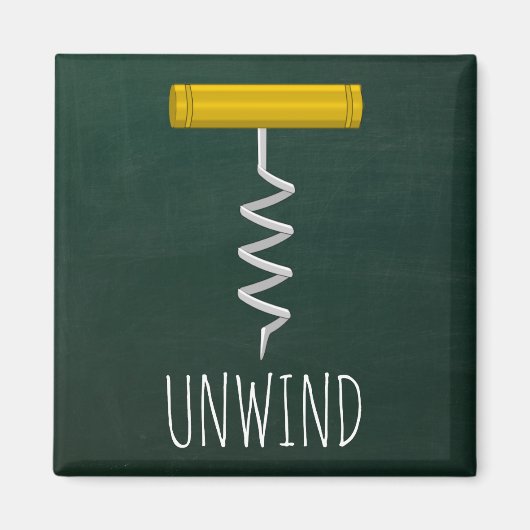 Kurkentrekker Humor Magneet (Voorkant)