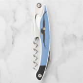 Kurkentrekker met zeearend in de lucht (Voorkant)