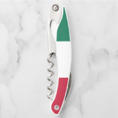 Kurkentrekker onder Italiaanse vlag (Voorkant)