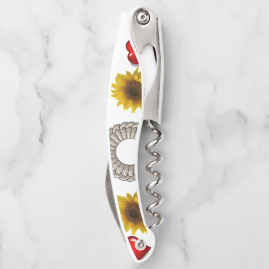 Kurkentrekker Open Sunflower (Achterkant)