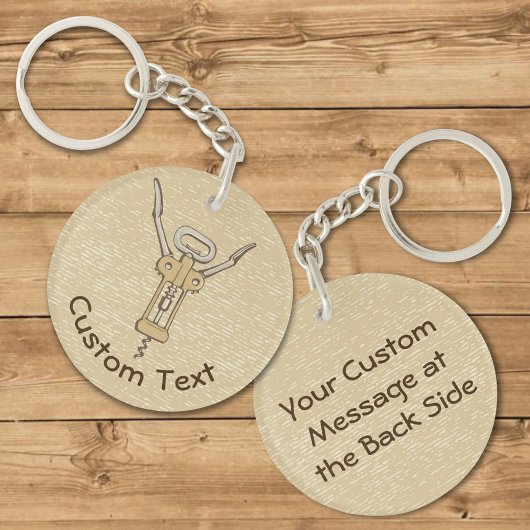 Kurkentrekker Sleutelhanger