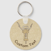 Kurkentrekker Sleutelhanger (Voorkant)