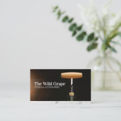 Kurkentrekker | Sommelier-Visitekaartje Visitekaartje (Staand voorkant)