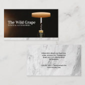 Kurkentrekker | Sommelier-Visitekaartje Visitekaartje (Voorkant / Achterkant)