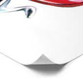 Kurkentrekker Stiletto Shoe en Champagne Flute Pri Poster (Hoek)