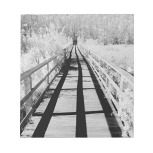 Kurkentrekker Swamp Sanctuary boardwalk, Florida, Notitieblok