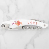 Kurkentrekker van Fish and Worm Love Romantic Wait (Voorkant)