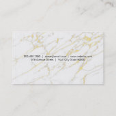 Kurkentrekker wijn | Visitekaartje van marmer (Achterkant)