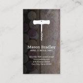 Kurkentrekker Wijnopener | Kurken op tafel Visitekaartje (Voorkant)