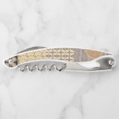 Kurkentrekkers flesje opener aarde tafels (Achterkant)