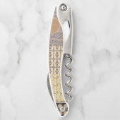 Kurkentrekkers flesje opener aarde tafels (Achterkant)