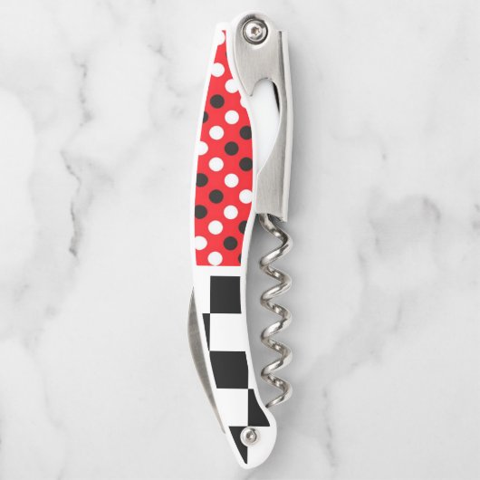 Kurkentrekkers flesopening rood zwart (Achterkant)