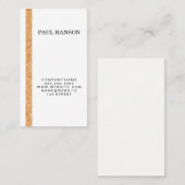 kurkgestreept accent visitekaartje (Voorkant / Achterkant)