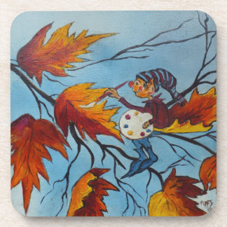 KurkOnderzetter Ann Hayes Pixie Painting instellen Bier Onderzetter