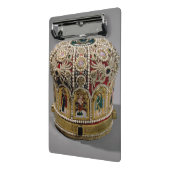 Kurkplankset met parels en edelstenen mini klembord (Angled2)