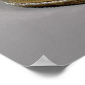 Kurkplankset met parels en edelstenen poster (Hoek)