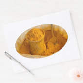 kurkpoeder ovale sticker (Envelop)