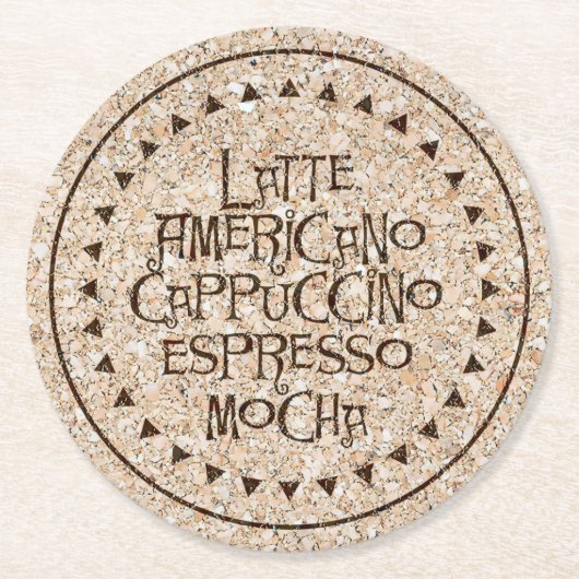 Kurkronde onderzetters (Voorkant)