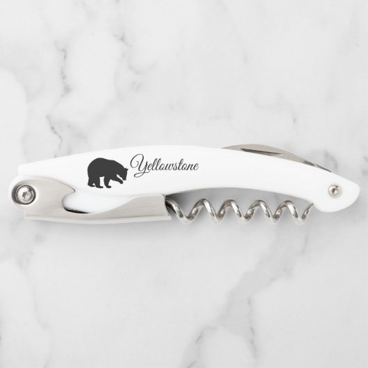 kurkschroef-geelsteen kurkentrekker (Voorkant)