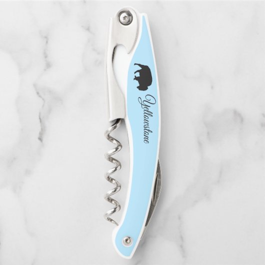 kurkschroef-geelsteen kurkentrekker (Voorkant)