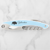 kurkschroef-geelsteen kurkentrekker (Voorkant)