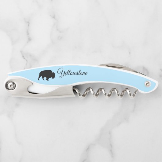 kurkschroef-geelsteen kurkentrekker (Voorkant)