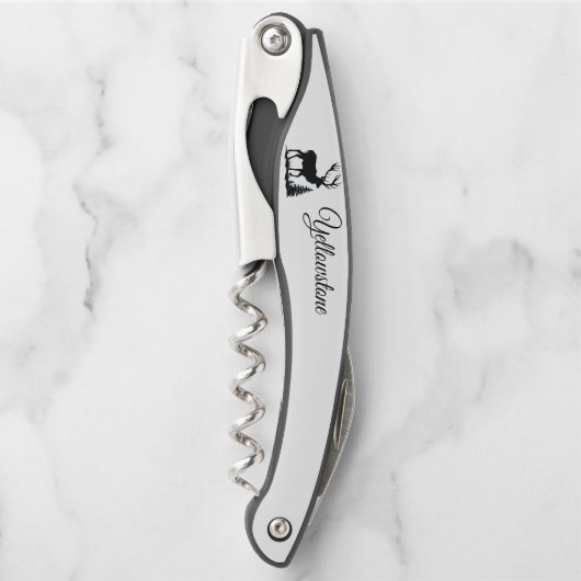 kurkschroef-geelsteen kurkentrekker (Voorkant)