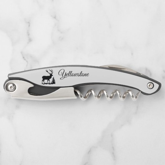 kurkschroef-geelsteen kurkentrekker (Voorkant)