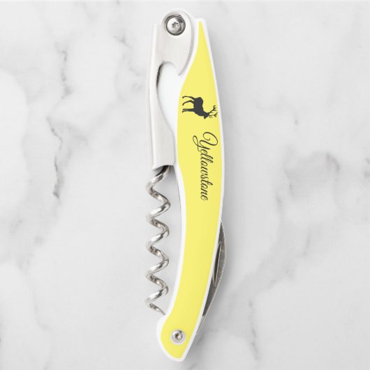 kurkschroef-geelsteen kurkentrekker (Voorkant)