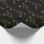 Kurkuma curcumine moleculaire chemische formule cadeaupapier (Hoek)