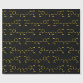 Kurkuma curcumine moleculaire chemische formule cadeaupapier (Vlak)