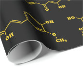 Kurkuma curcumine moleculaire chemische formule cadeaupapier (Rol Hoek)