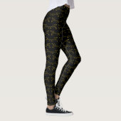 Kurkuma curcumine moleculaire chemische formule leggings (Rechts)