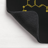 Kurkuma curcumine moleculaire chemische formule muismat (Hoek)