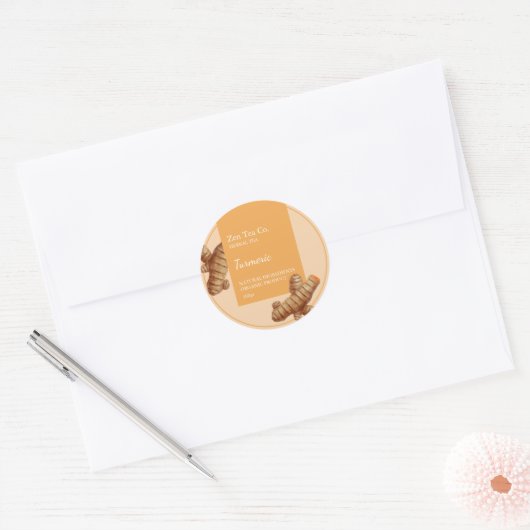 Kurkuma Kruidenthee Zakelijk Label (Envelop)